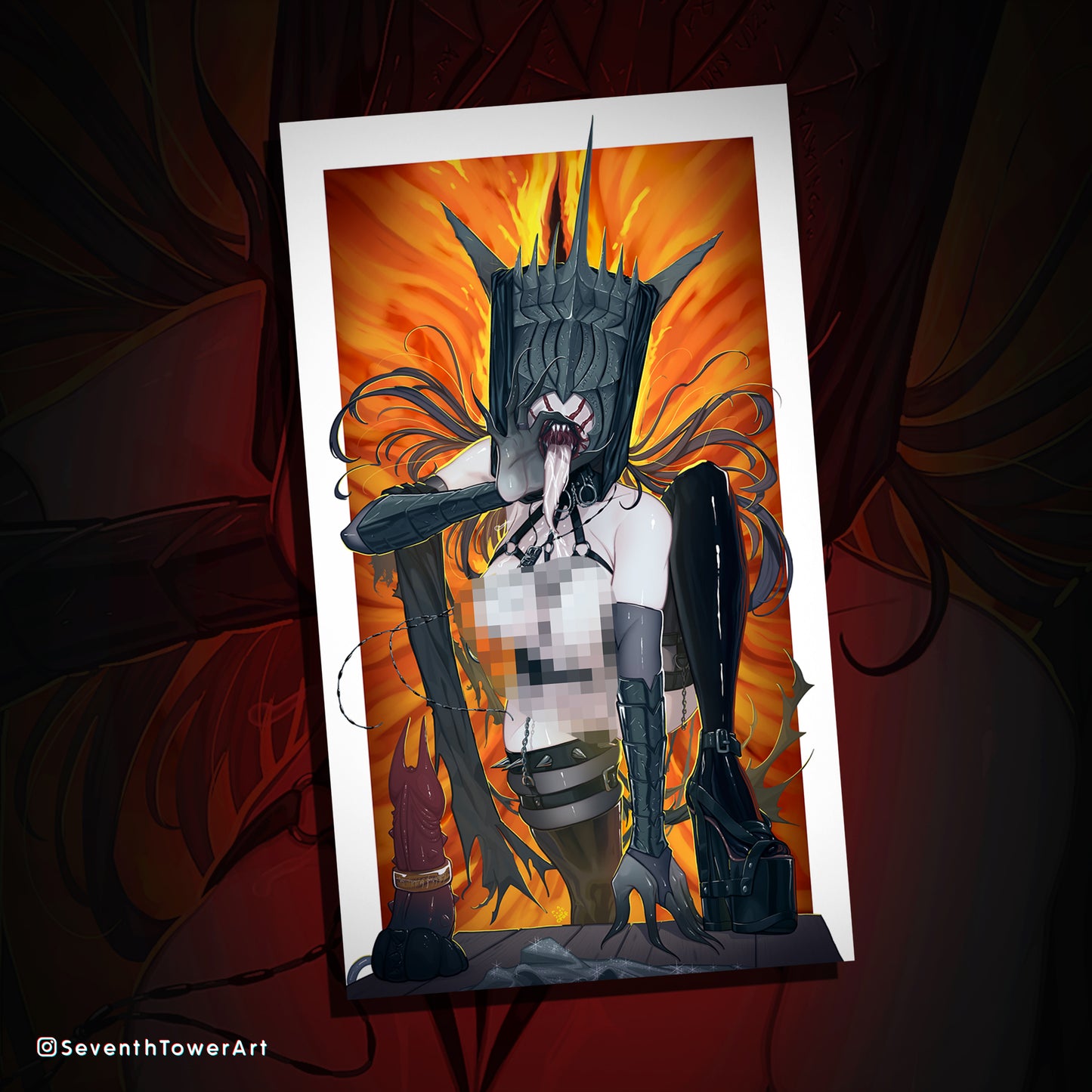 "MOUTH OF SAURON" - LOTR (Print)