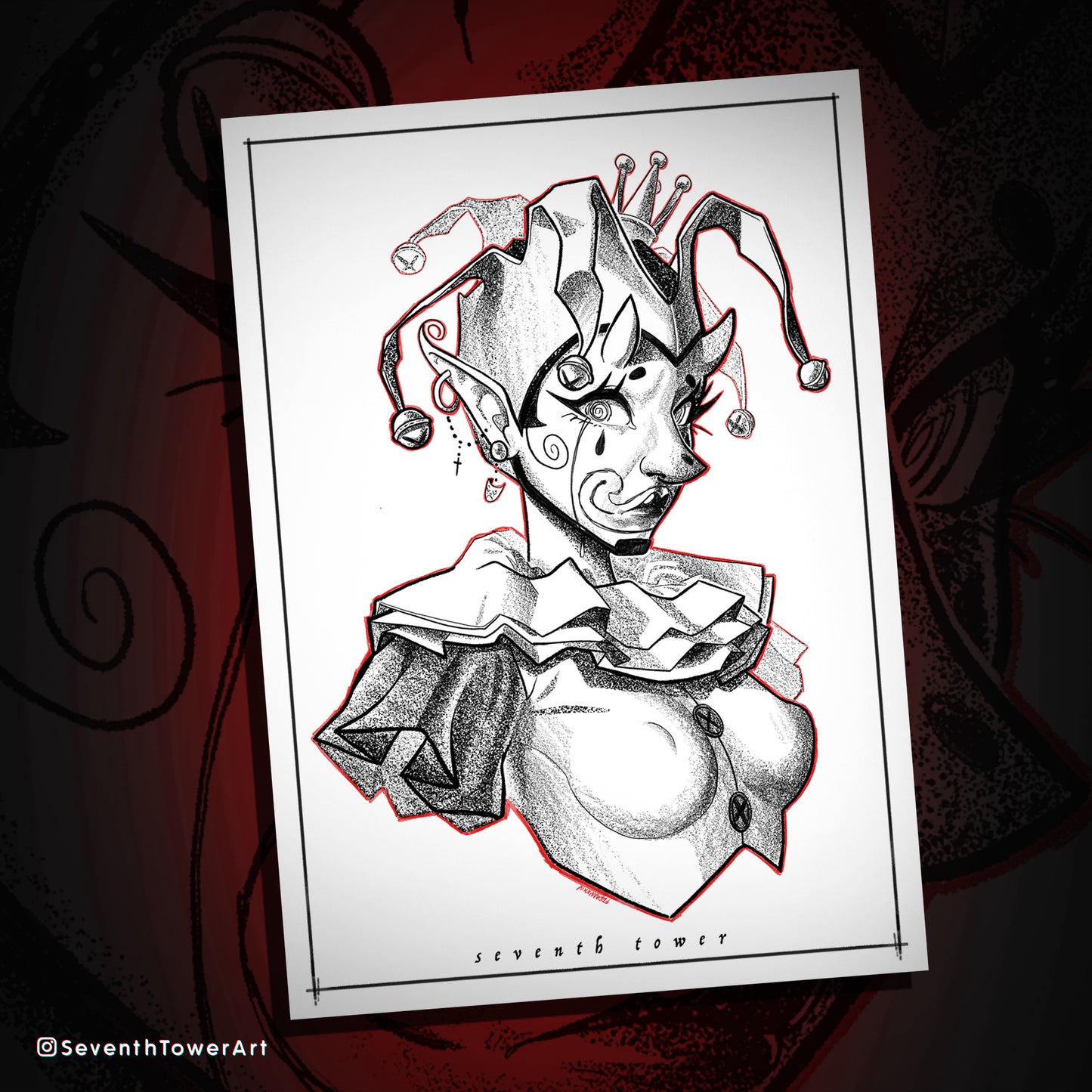 "KING OF FOOLS" - Clown (Print)