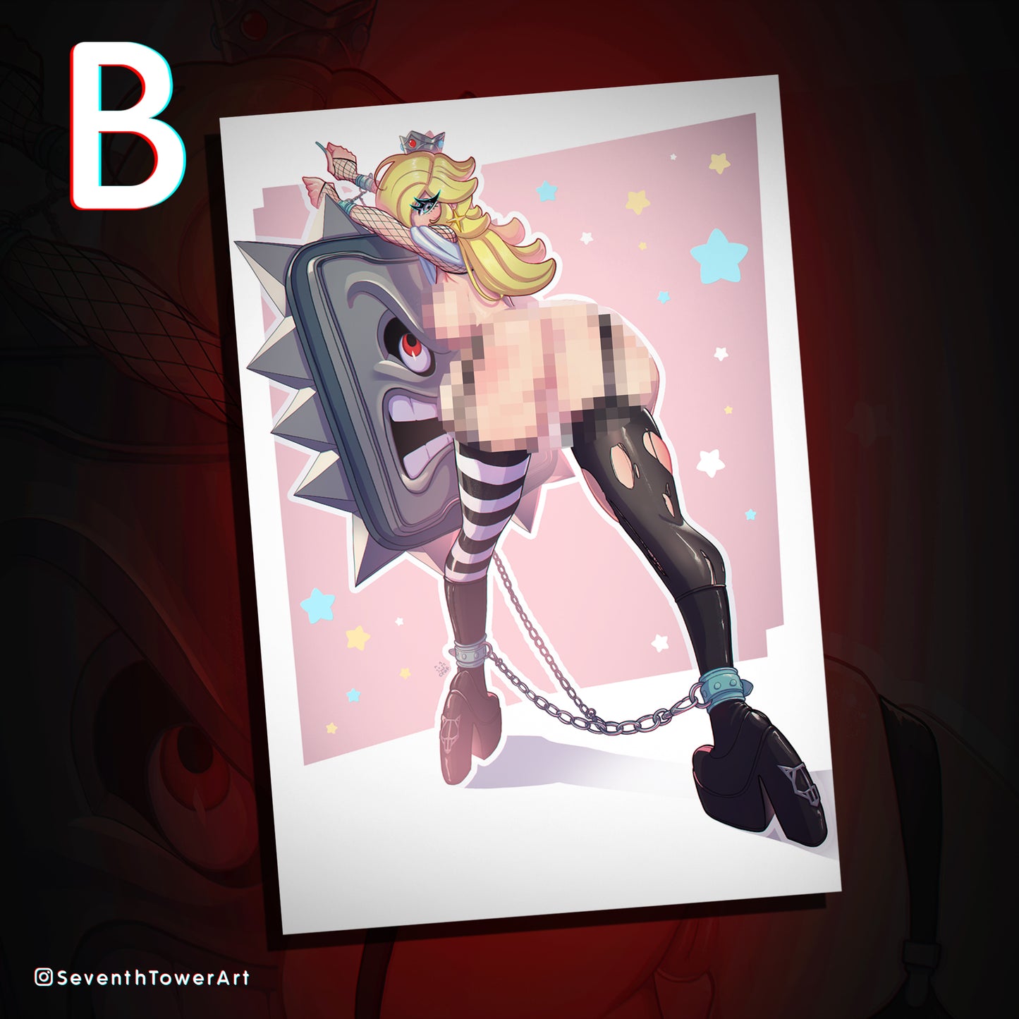 "GOTH MOMMY" - Princess Rosalina (Print)