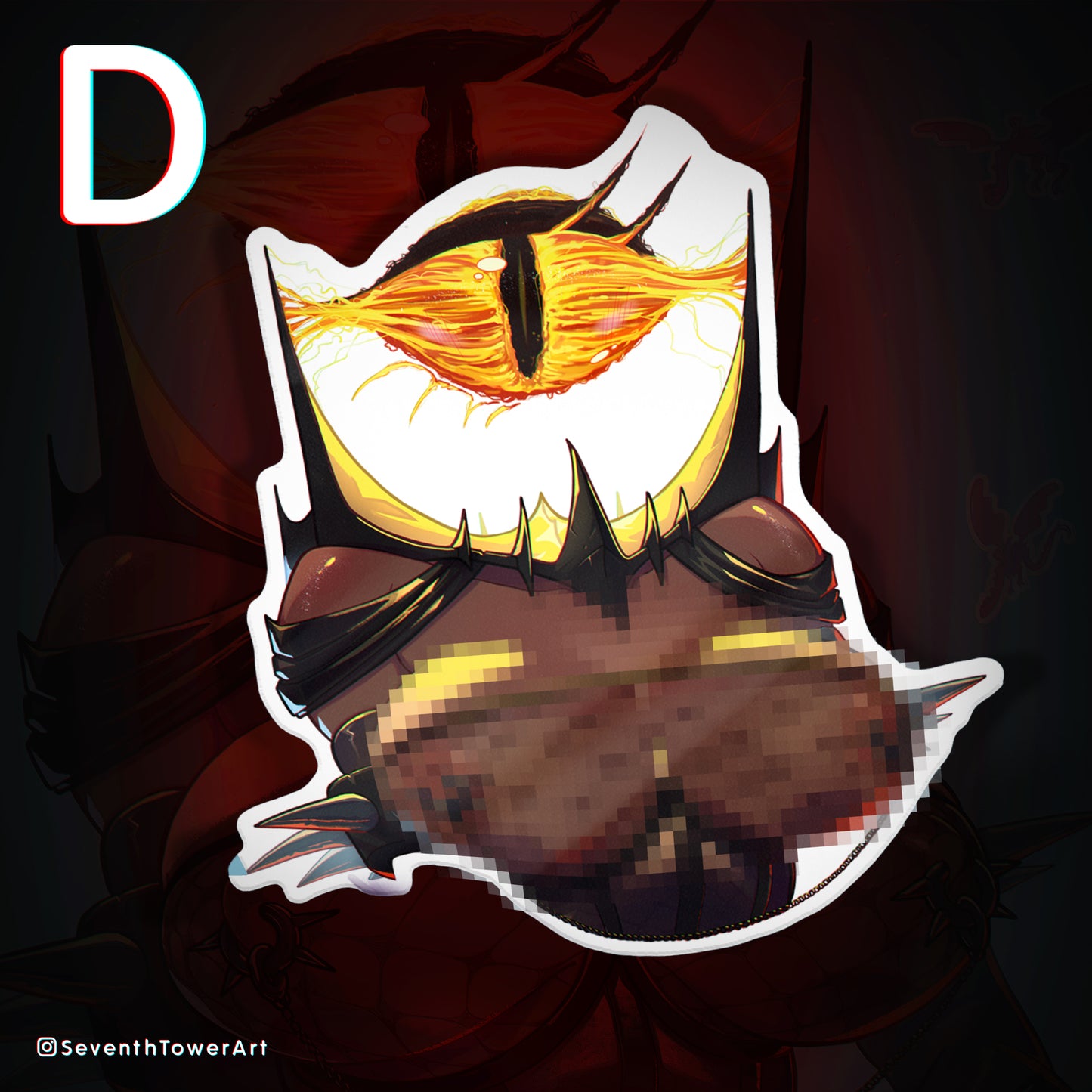 "CVNTY EYE OF SAURON" - LOTR (DieCut stcker)
