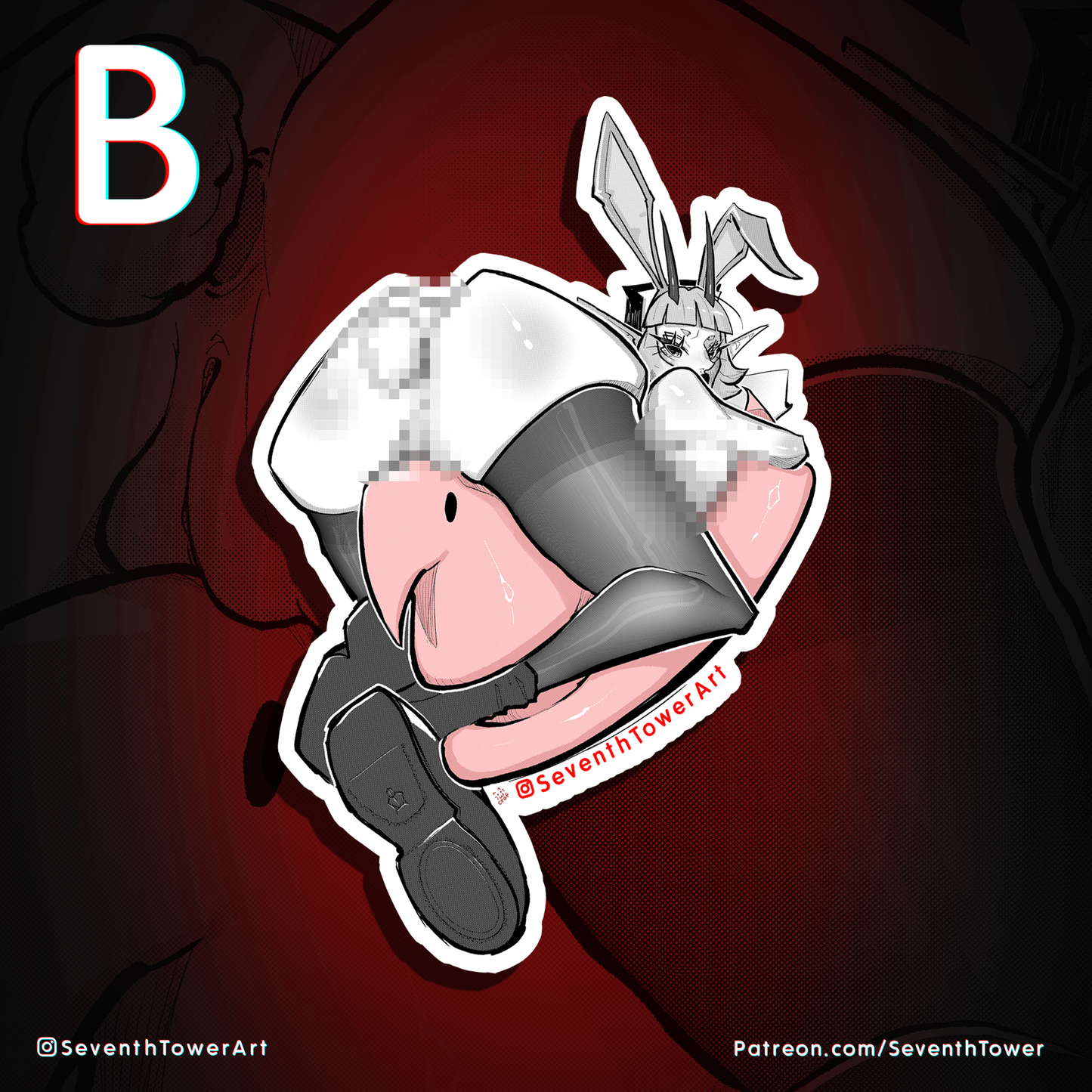 "Peep" - NUNCCUBUS (DieCut stcker)