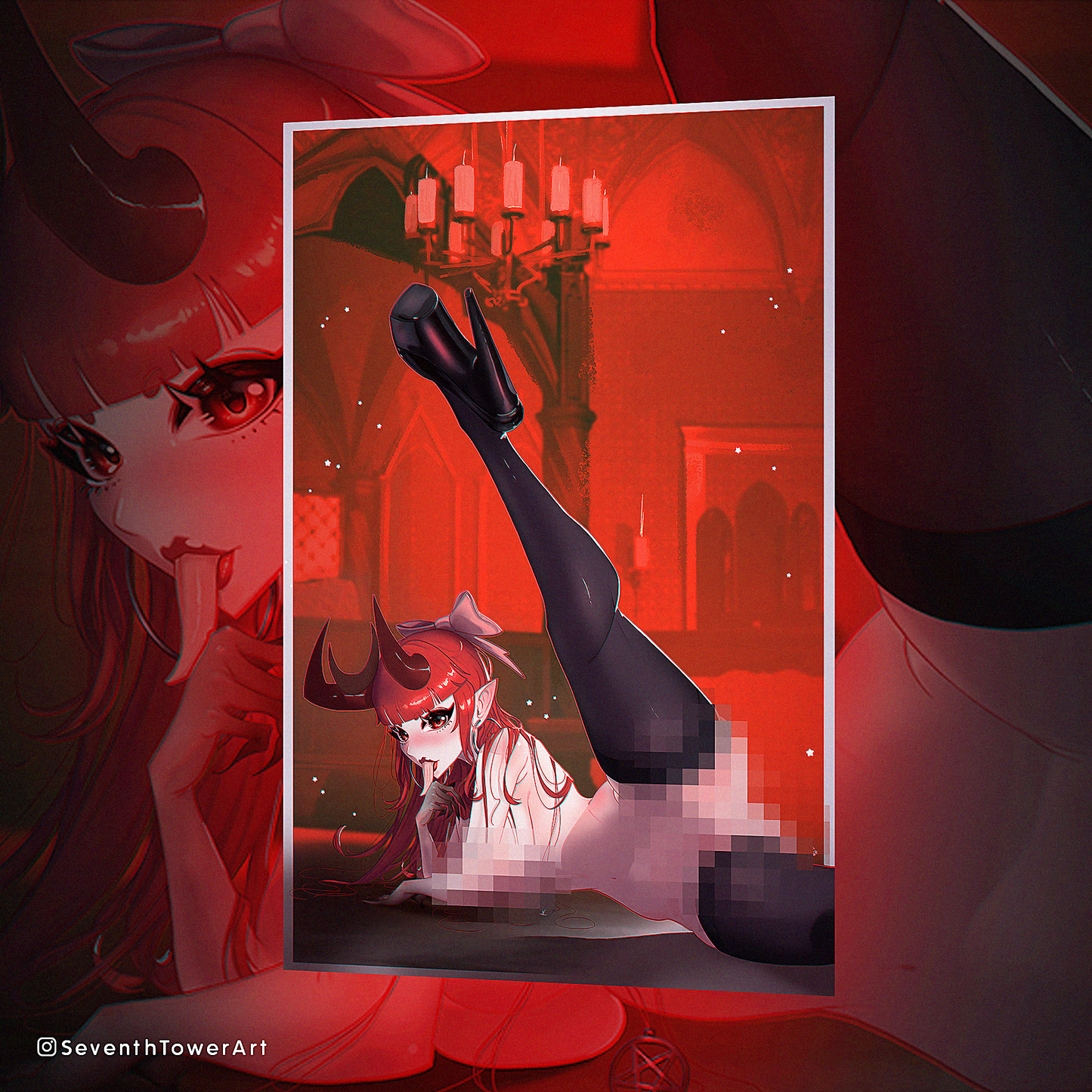 "Leg Drop" - Moon-Chan Lenticular