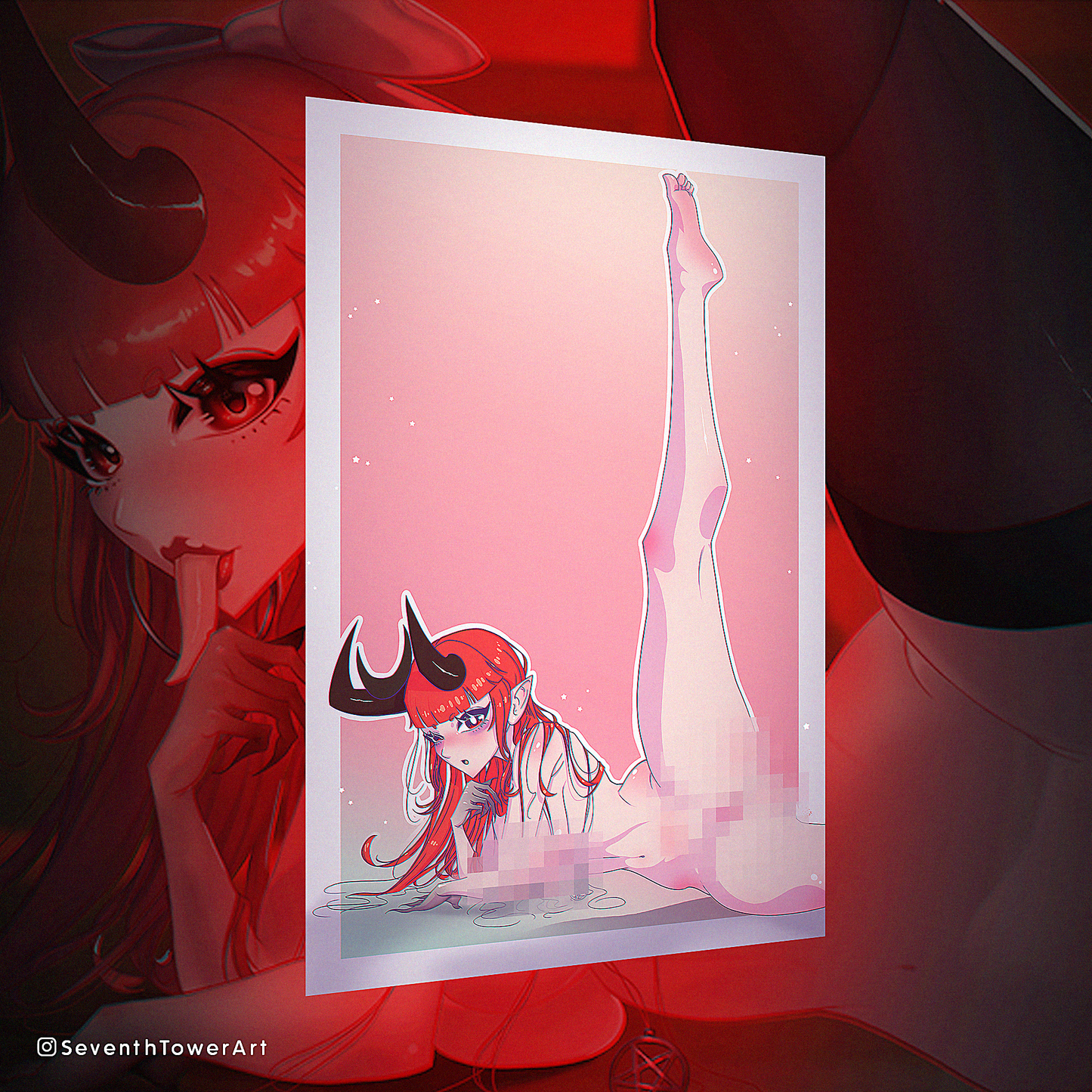 "Leg Drop" - Moon-Chan Lenticular