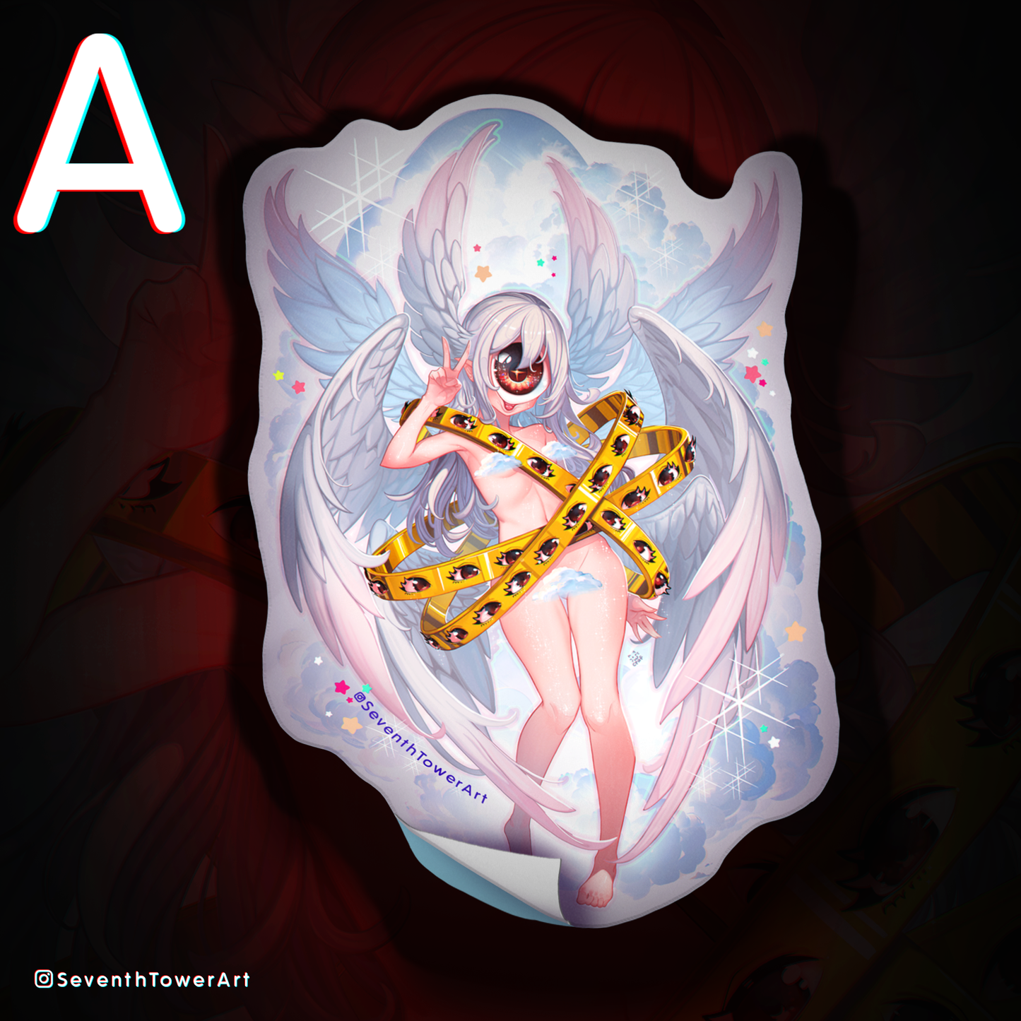 "Biblically Accurate Angel" - BAA-Chan DieCut