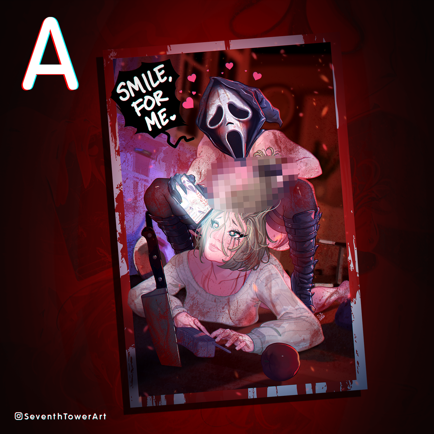 "Smile, For Me" - Ghostface-Chan Print