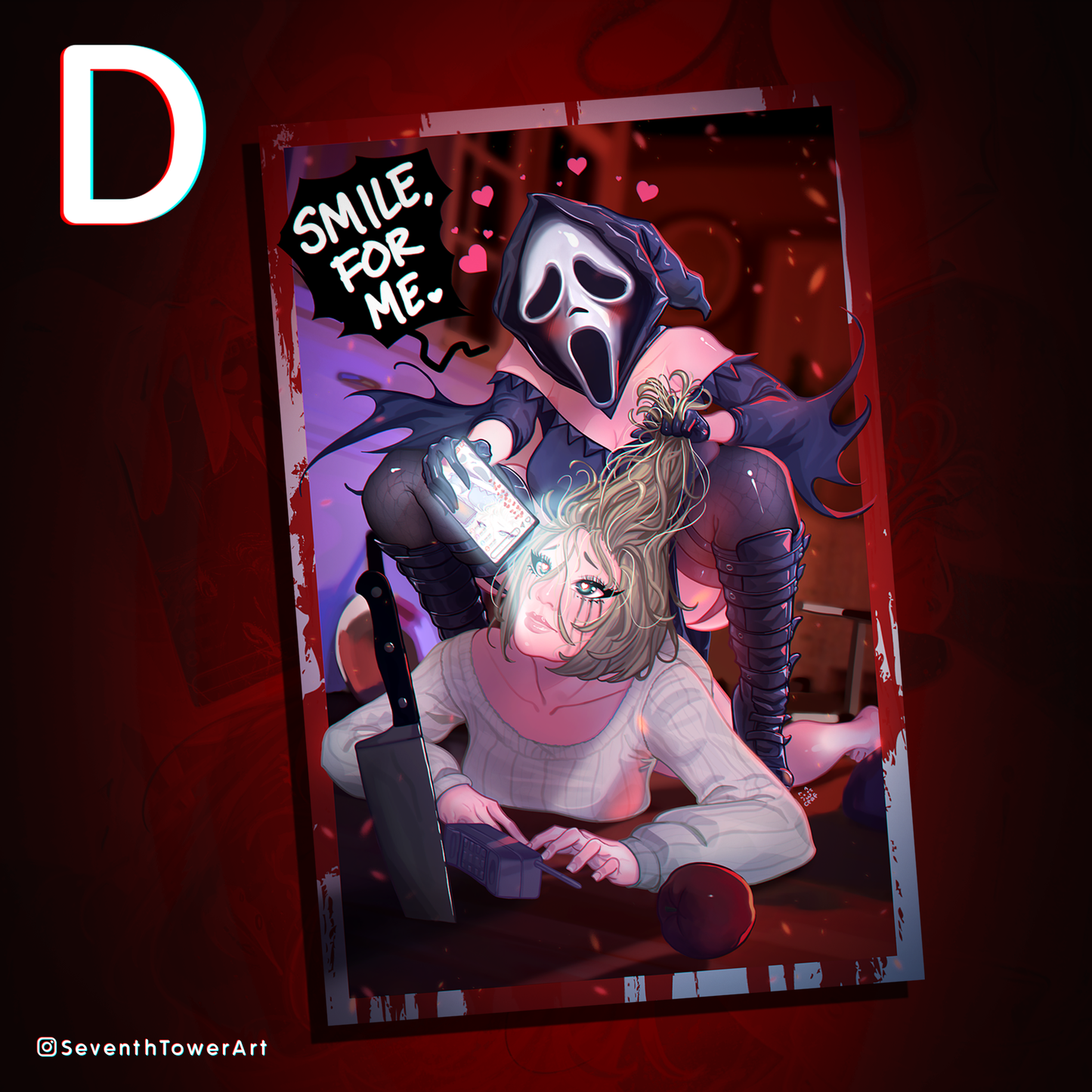 "Smile, For Me" - Ghostface-Chan Print