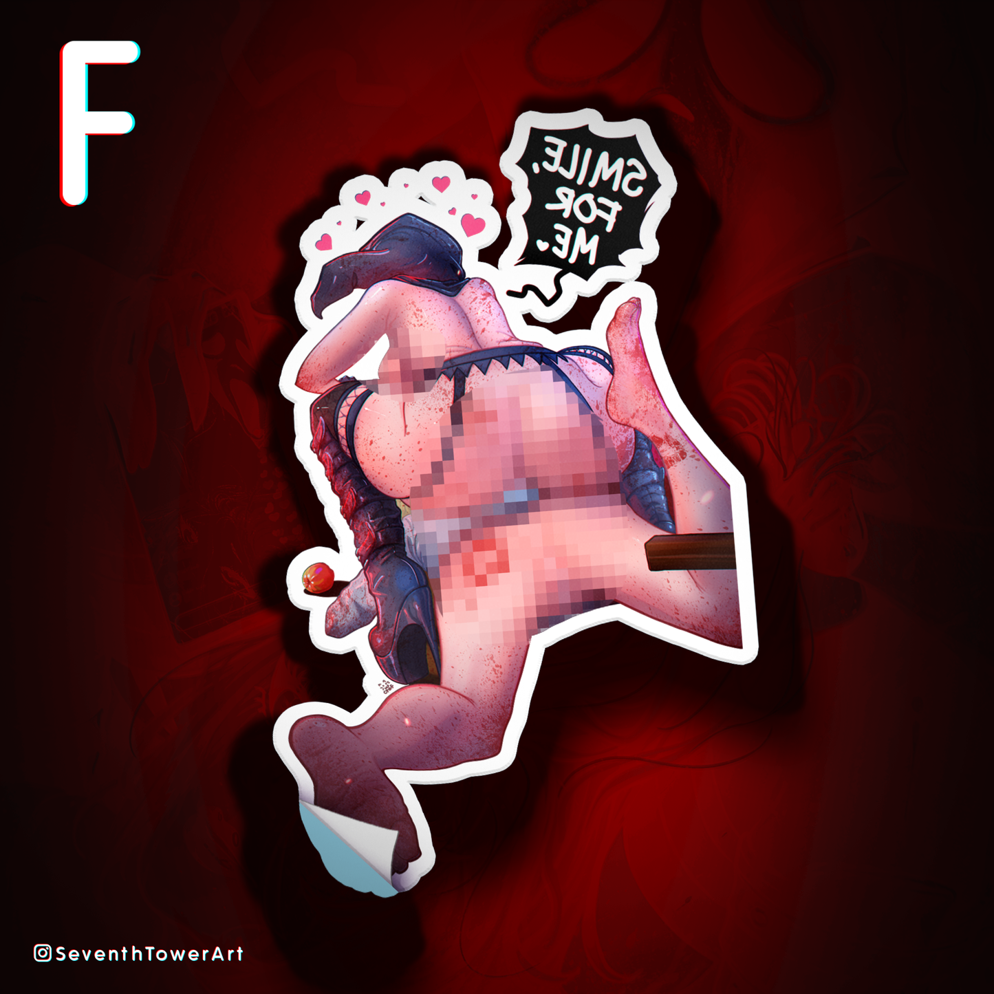 "Smile, For Me" - Ghostface-Chan DieCut