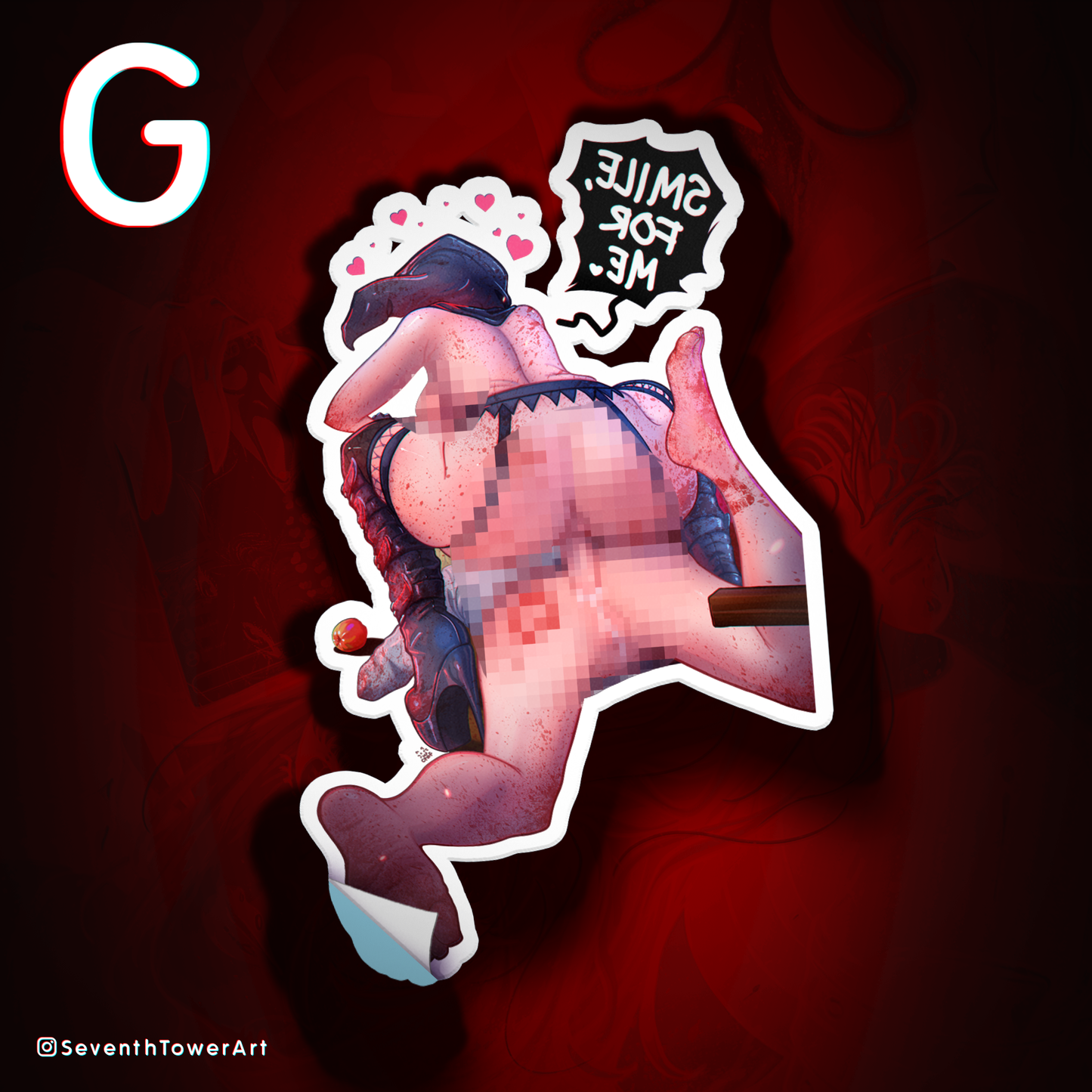 "Smile, For Me" - Ghostface-Chan DieCut