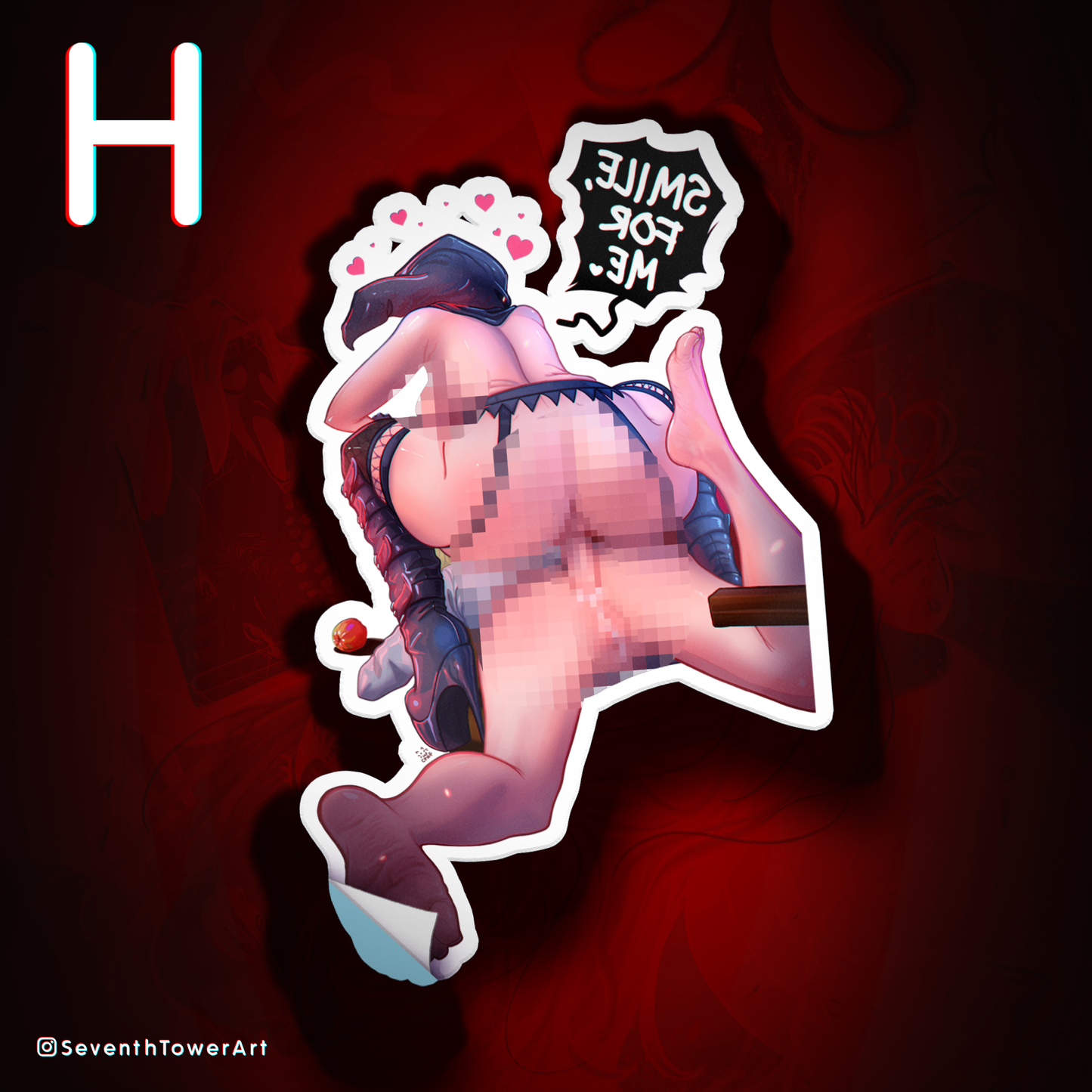 "Smile, For Me" - Ghostface-Chan DieCut