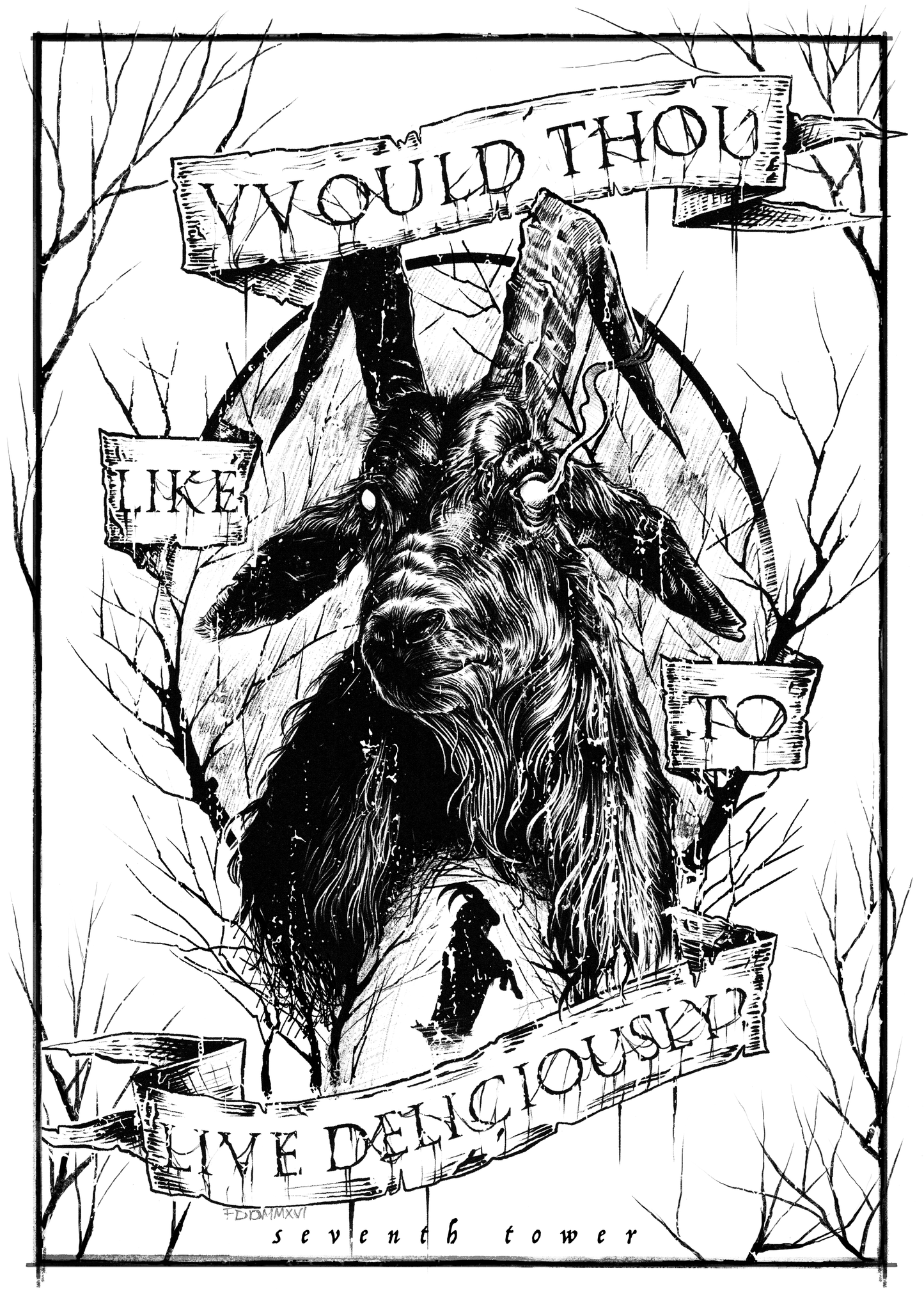 "Live Deliciously"  (Print)