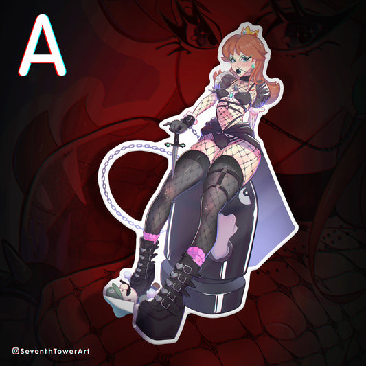 "GOTH MOMMY" - Princess Daisy (DieCut stcker)