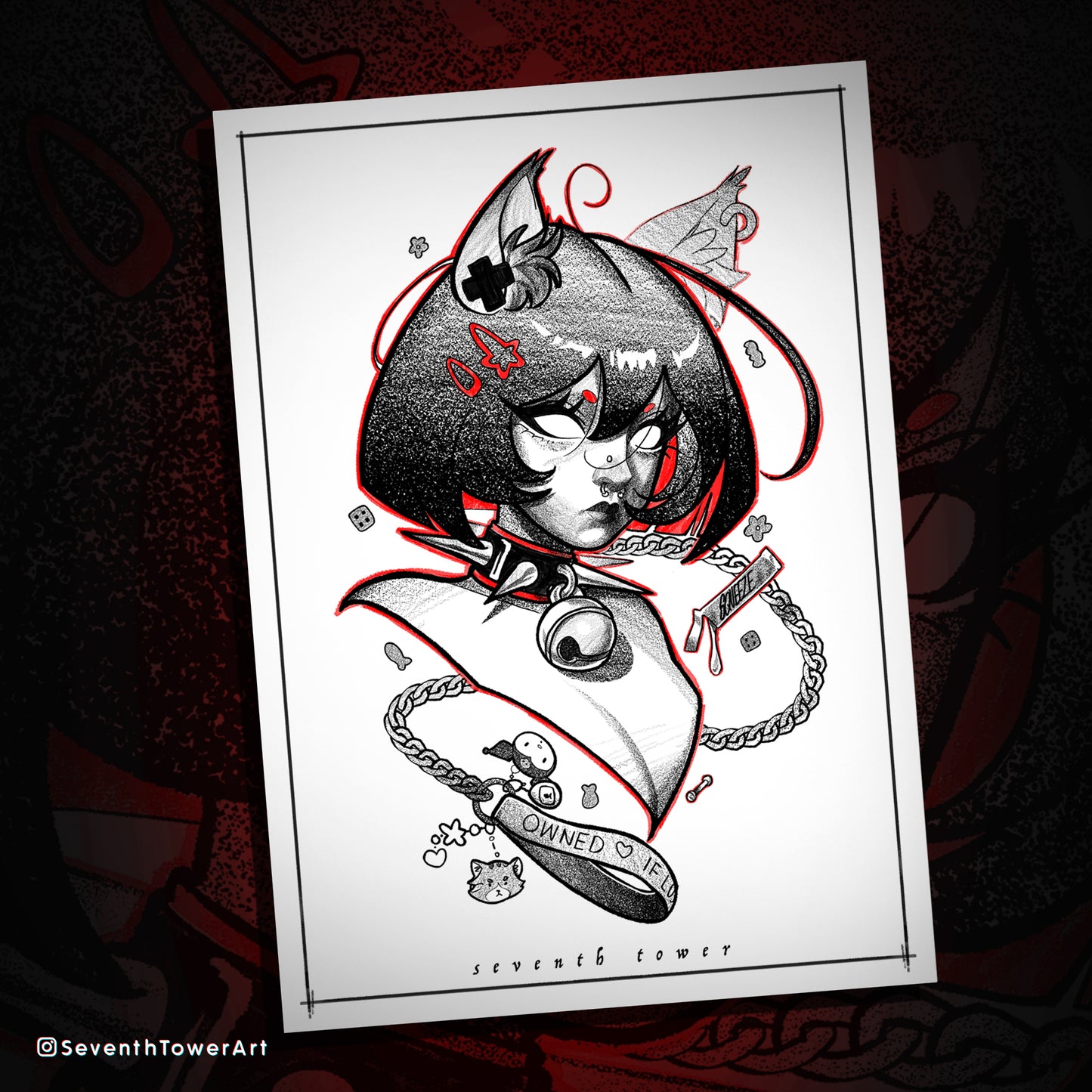 "CAT TREATS" (Print)