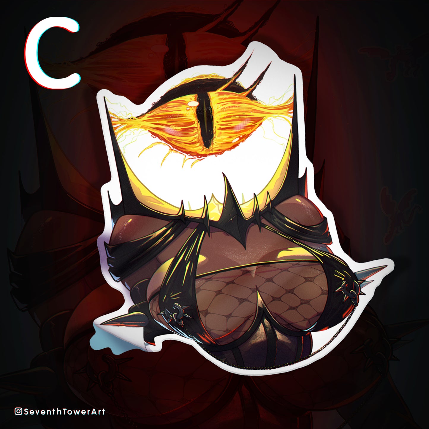 "CVNTY EYE OF SAURON" - LOTR (DieCut stcker)