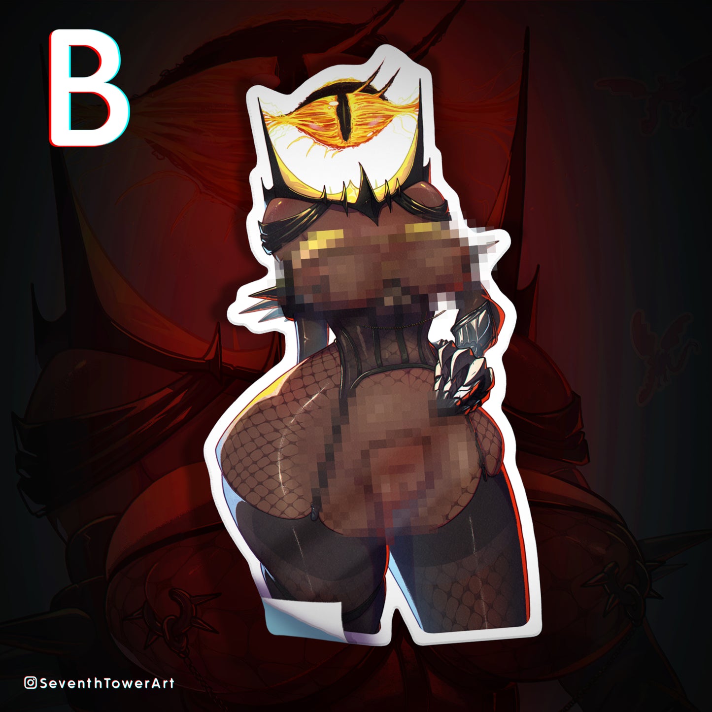 "CVNTY EYE OF SAURON" - LOTR (DieCut stcker)