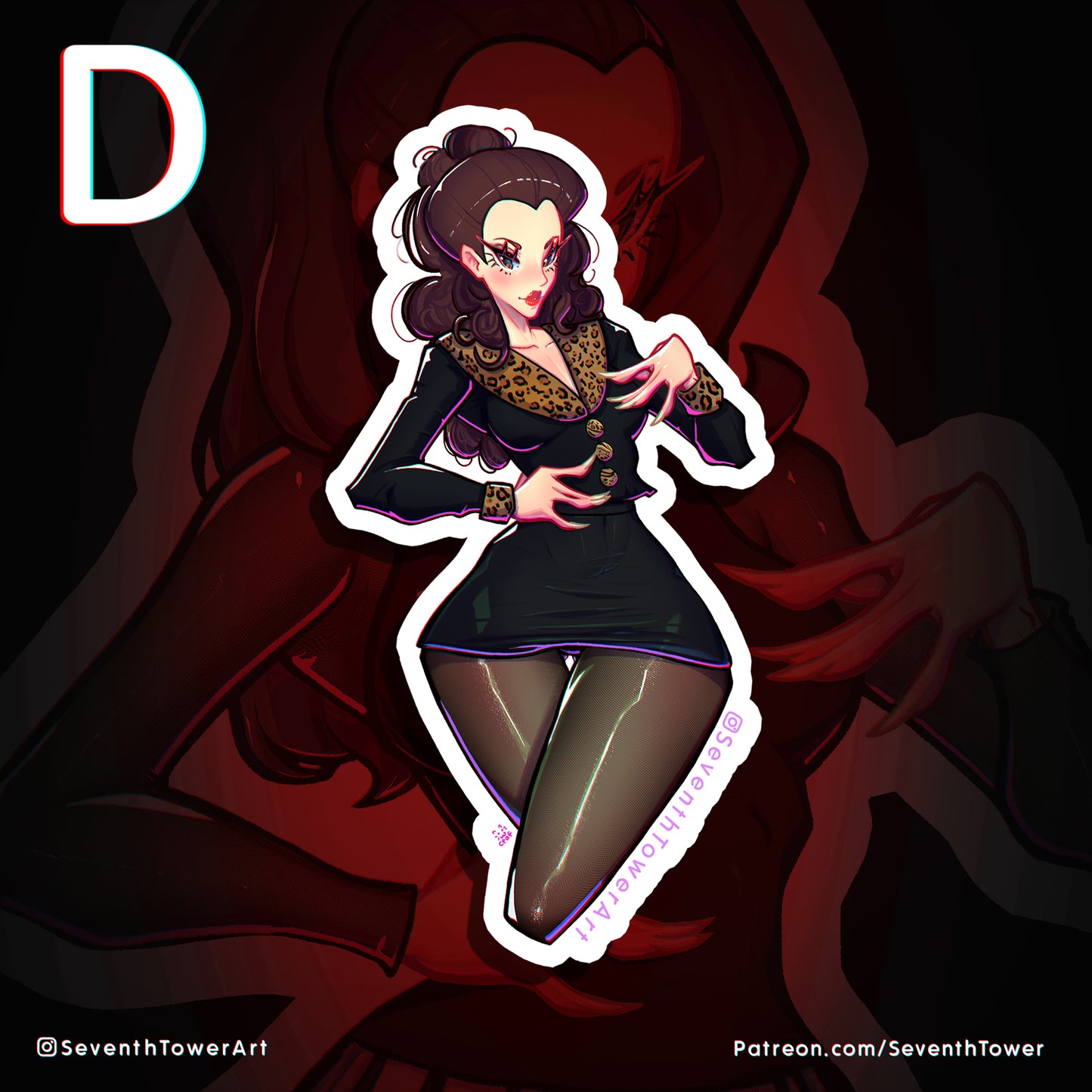 "Nany Fine" - The Nanny Parody (DieCut stcker)