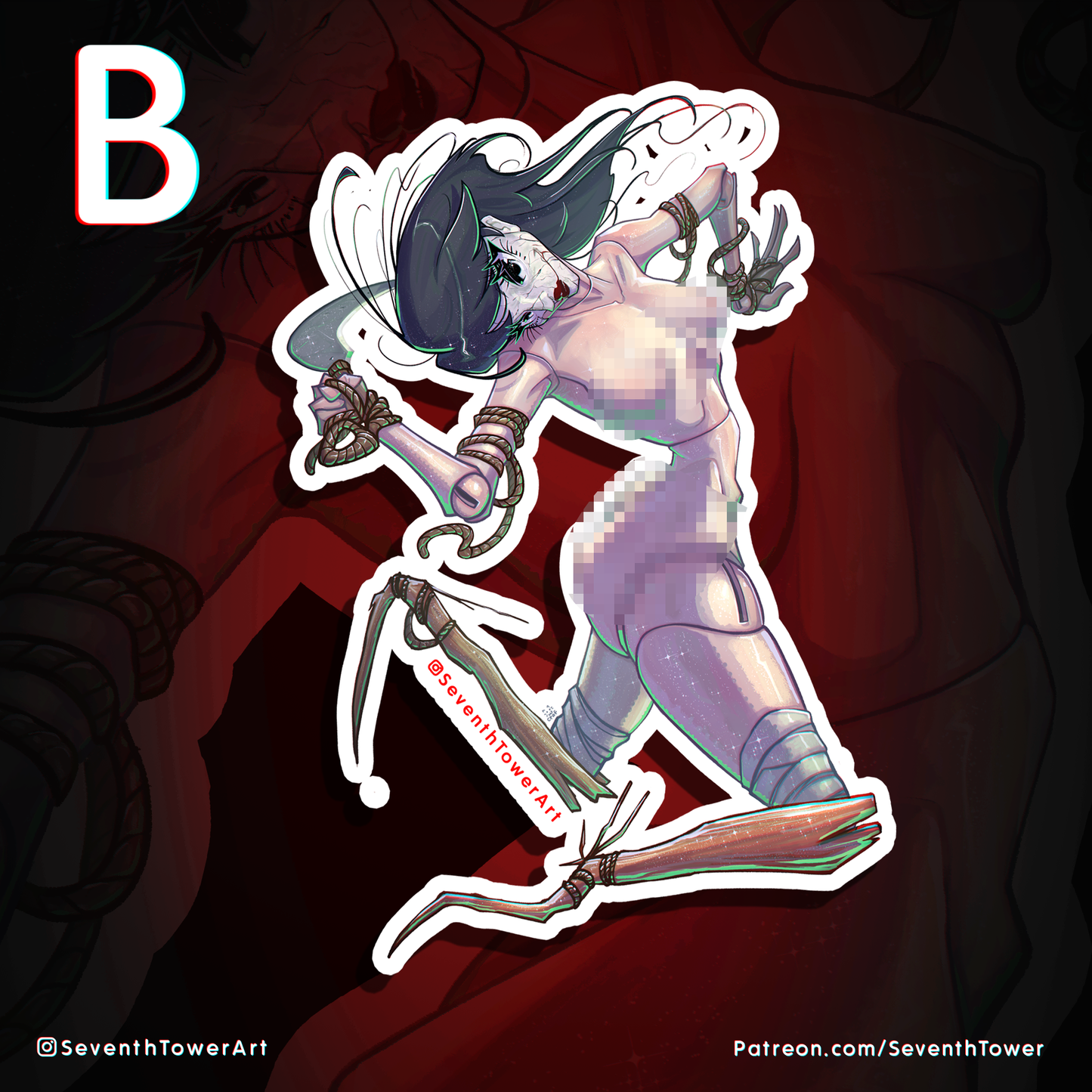"Ayakakashi" -  SILENT HILL F (DieCut stcker)