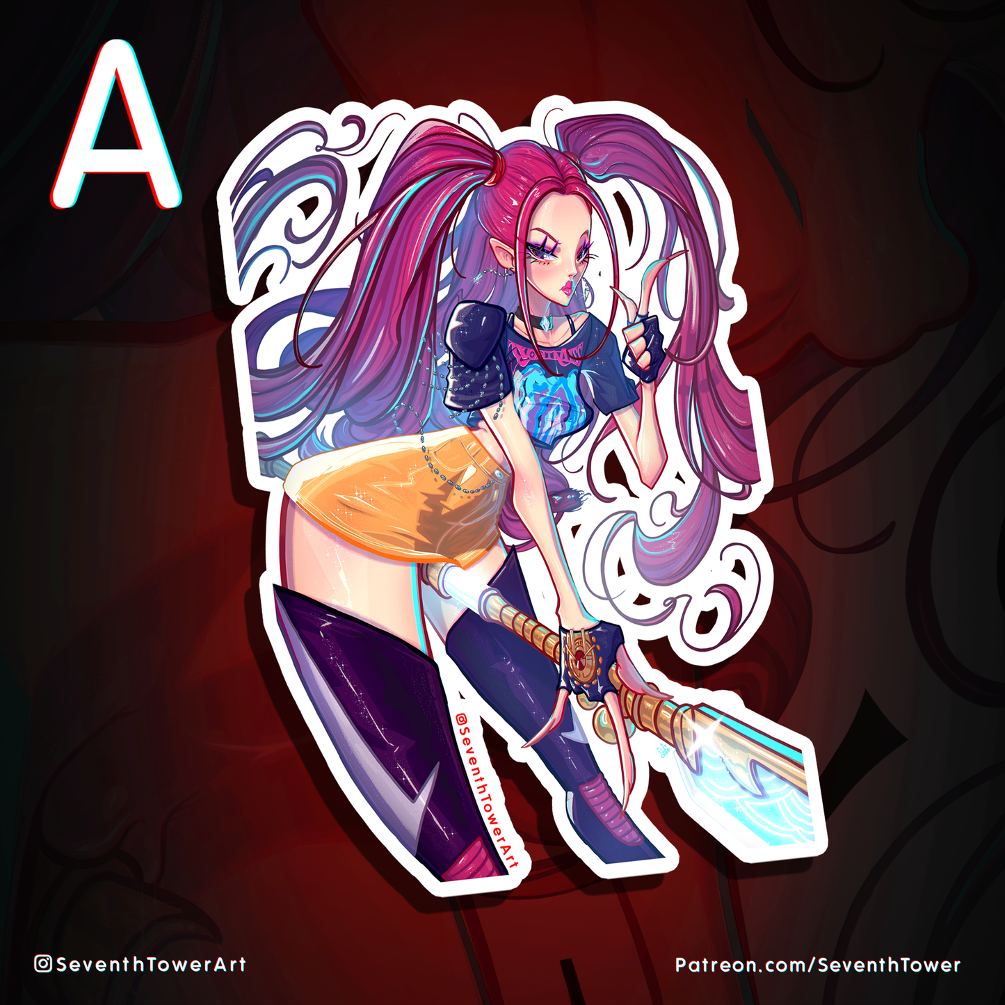 "Mira" - K-POP DEMON HUNTERS PARODY (DieCut stcker)