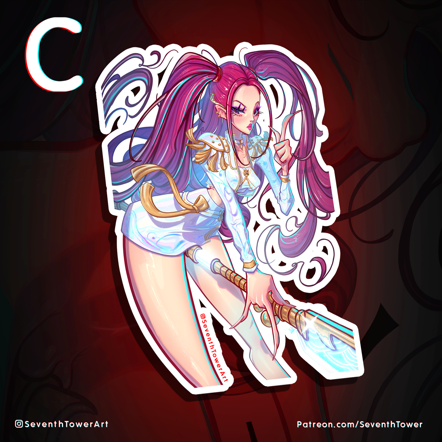 "Mira" - K-POP DEMON HUNTERS PARODY (DieCut stcker)