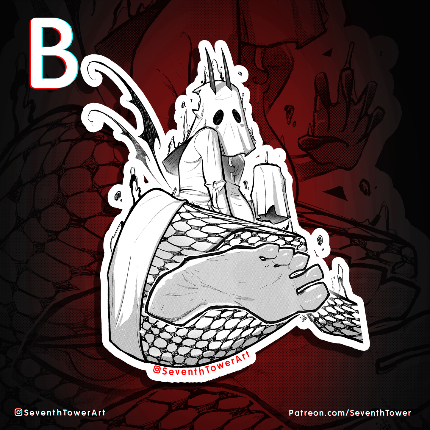 "Ghostly" - NUNCCUBUS (DieCut stcker)