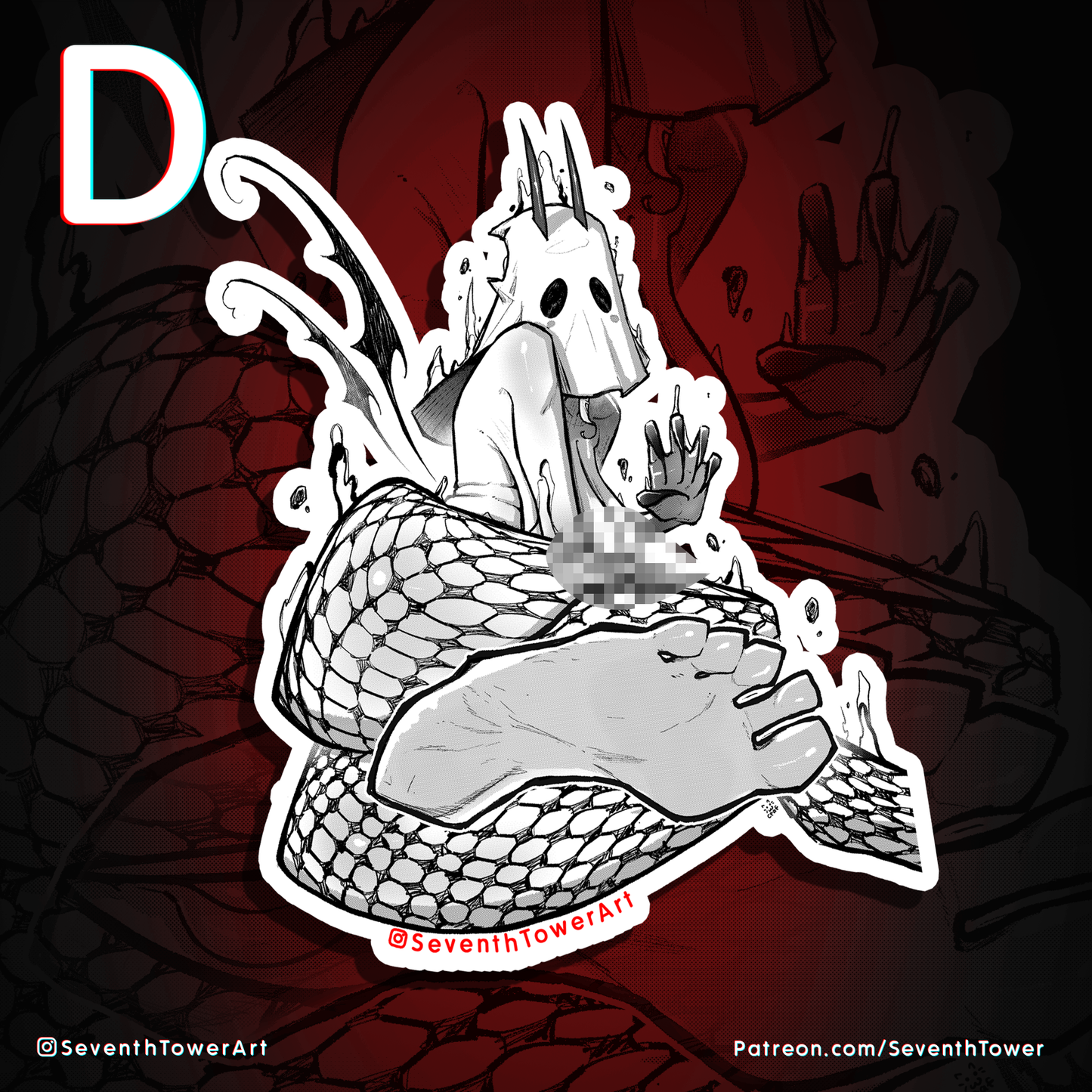 "Ghostly" - NUNCCUBUS (DieCut stcker)