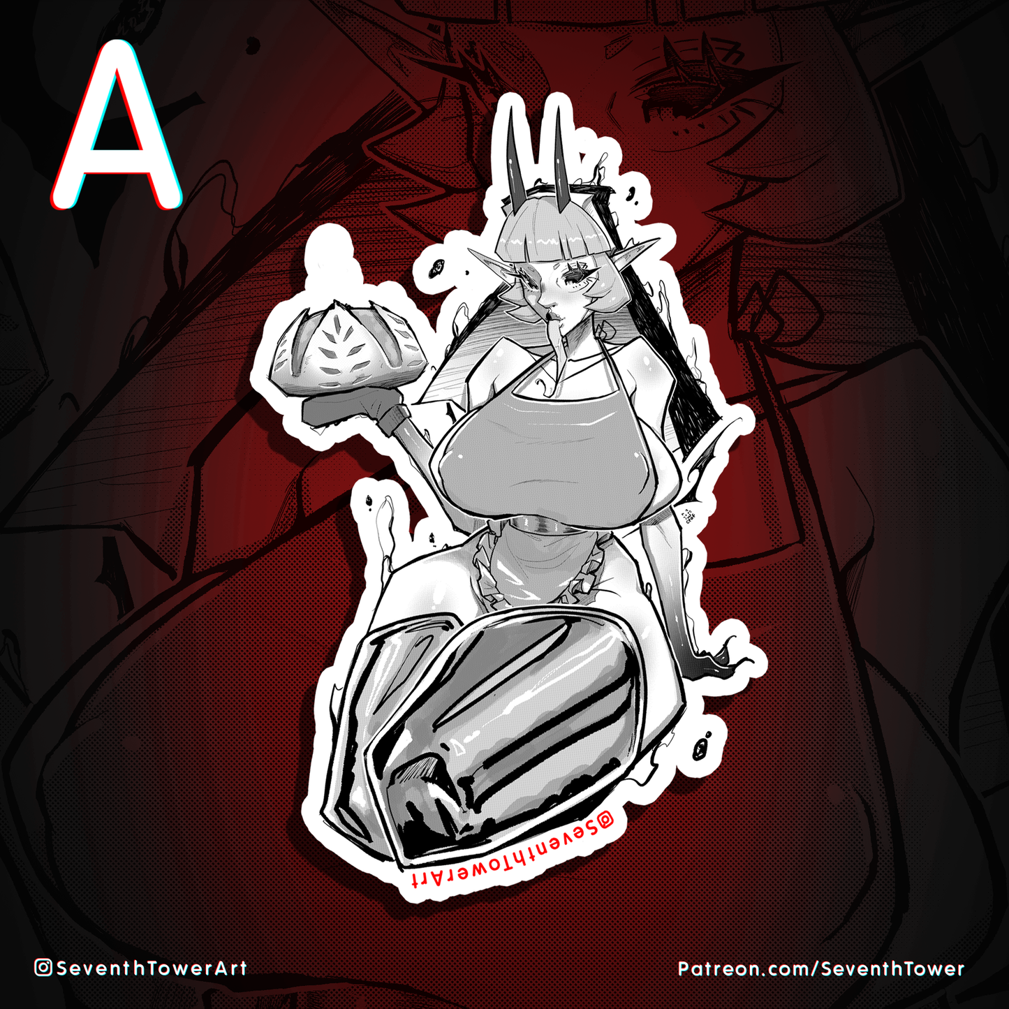 "Baker" - NUNCCUBUS (DieCut stcker)