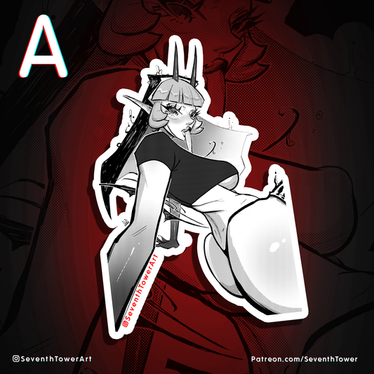 "Fox Pose" - NUNCCUBUS (DieCut stcker)