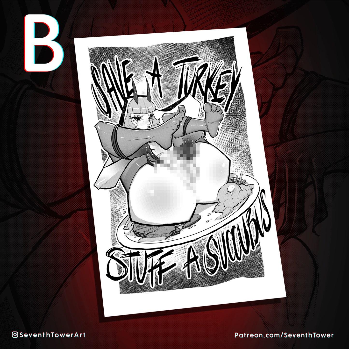 "Save A Turkey" - NUNCCUBUS (Print)