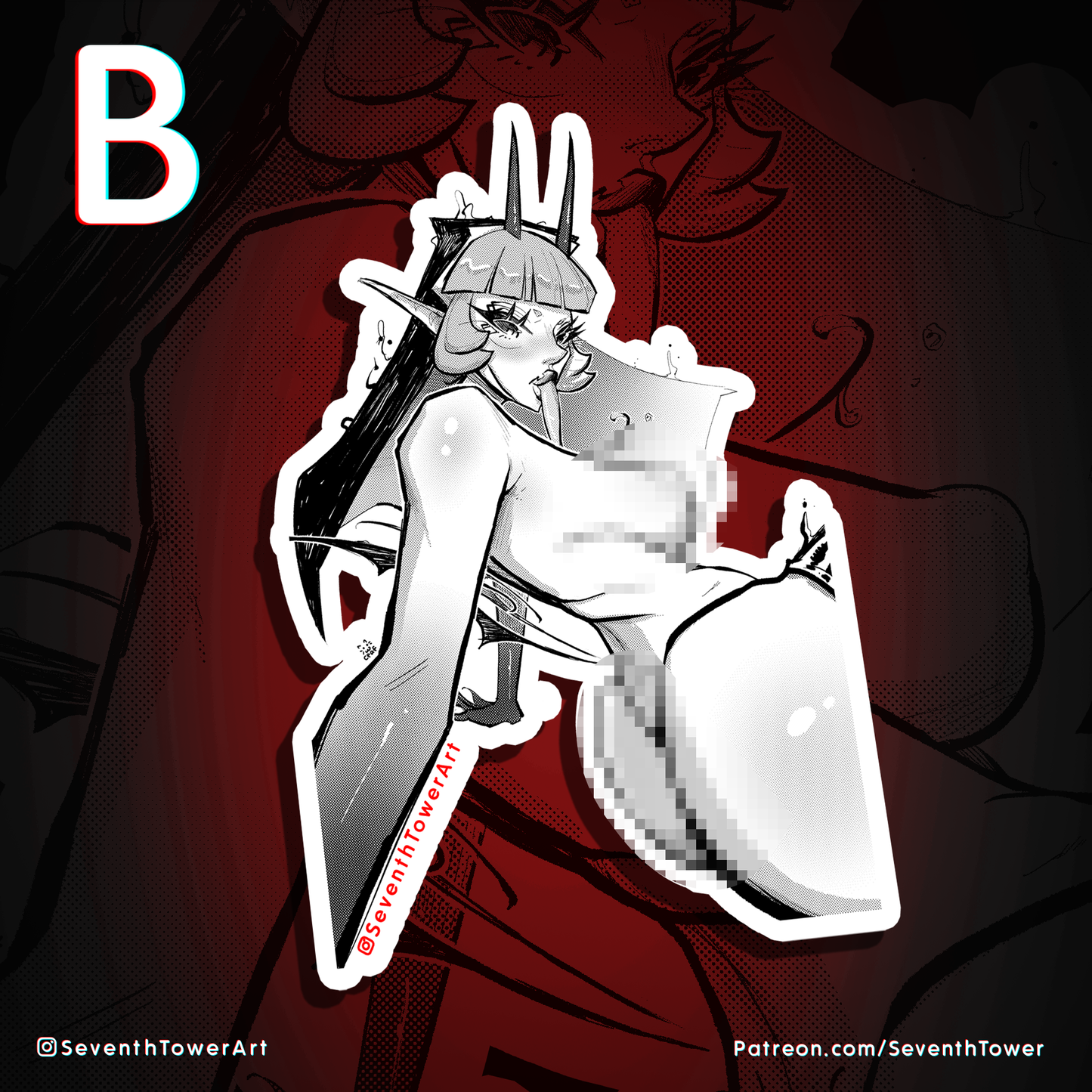 "Fox Pose" - NUNCCUBUS (DieCut stcker)
