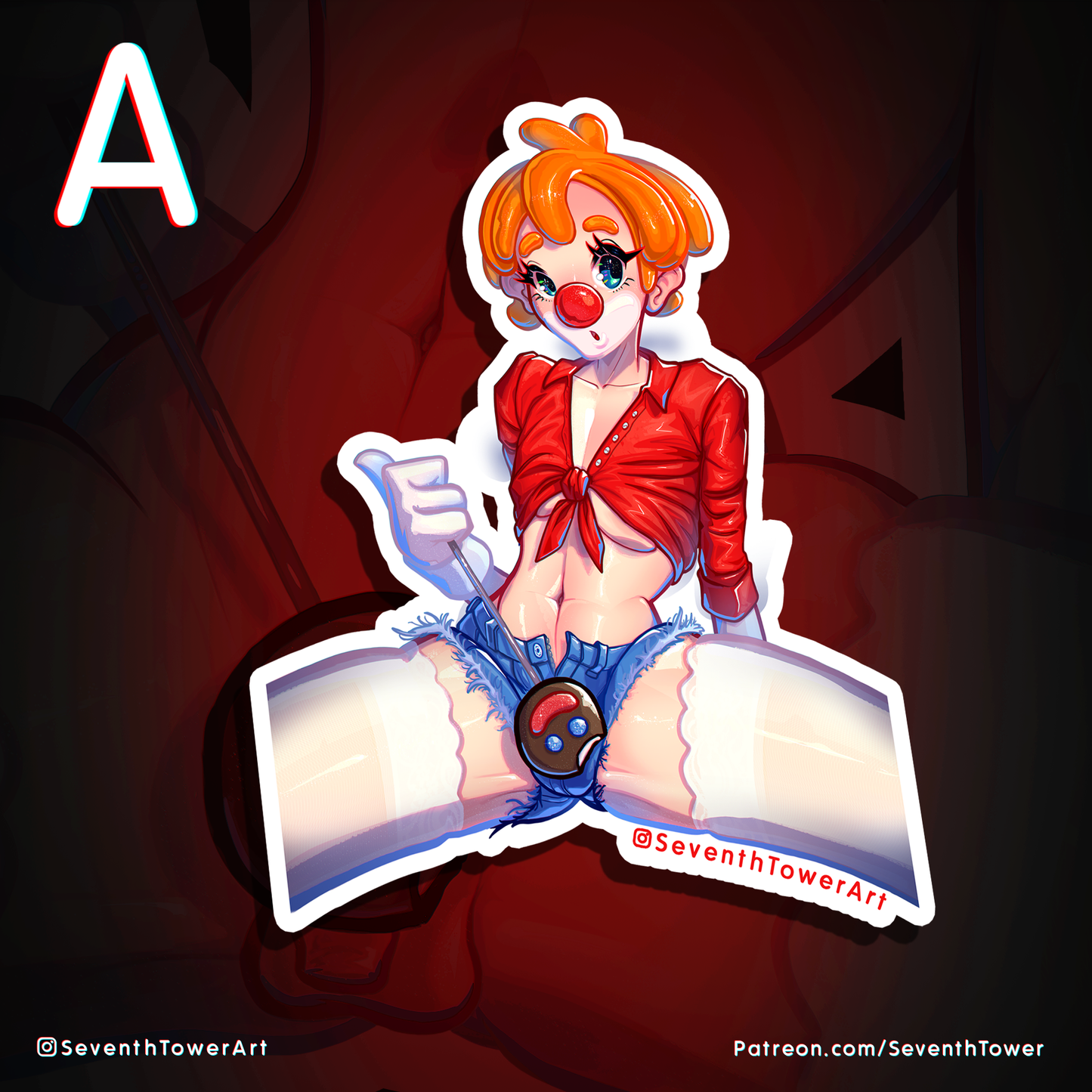 "Paleta Payaso" PARODY (DieCut stcker)