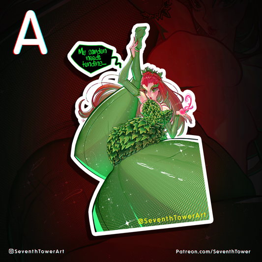 "Poison Ivy" - BATMAN PARODY (DieCut stcker)
