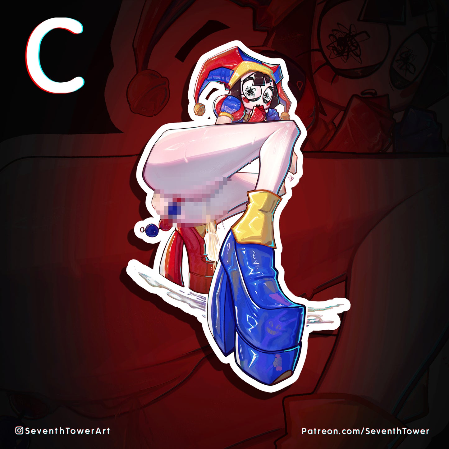 "Pomni" - Amazing Digital Circus Parody (DieCut stcker)