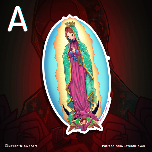 "Virgen de Guadalupe" (DieCut stcker)