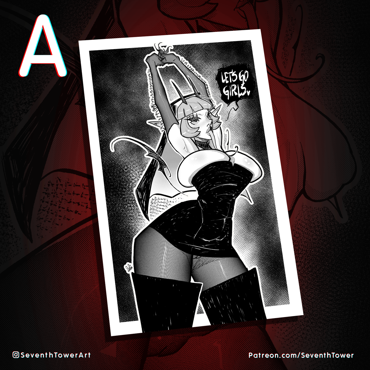 "Lets Go Girls" - NUNCCUBUS (Print)