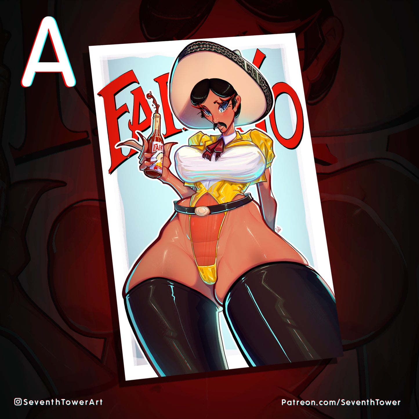 "FAP-atio" - TAPATIO HOT SAUCE PARODY (Print)