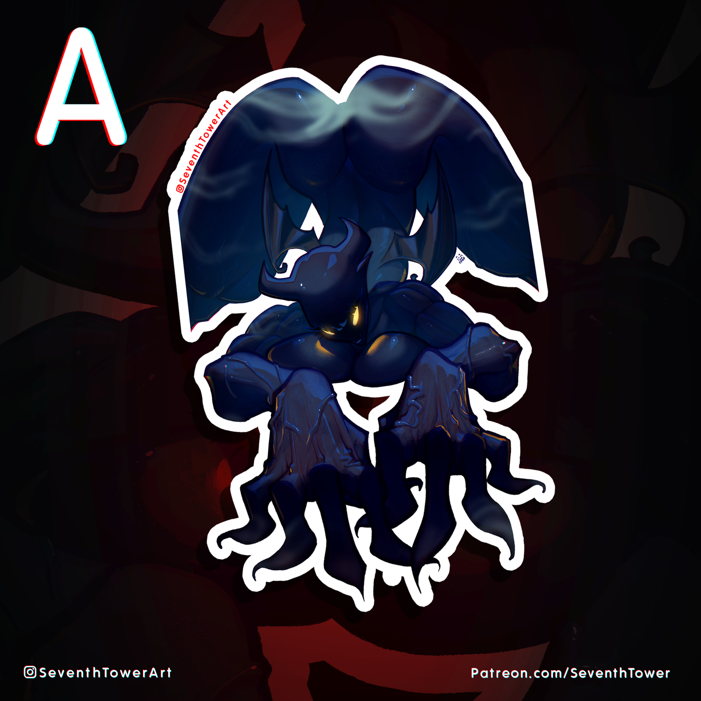 "Chernabog" - Fantasia (DieCut stcker)