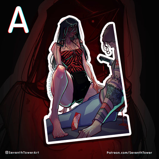 "Freaky Nikki" - Obession Parody (DieCut stcker)