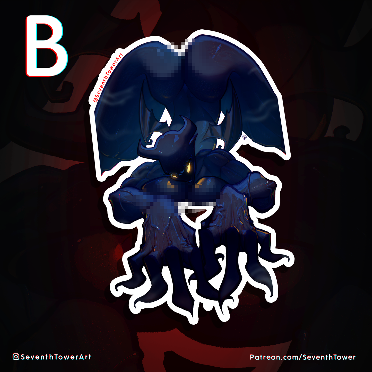 "Chernabog" - Fantasia (DieCut stcker)