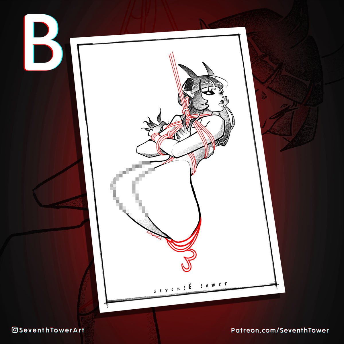 "Shibari Demons" (Print)