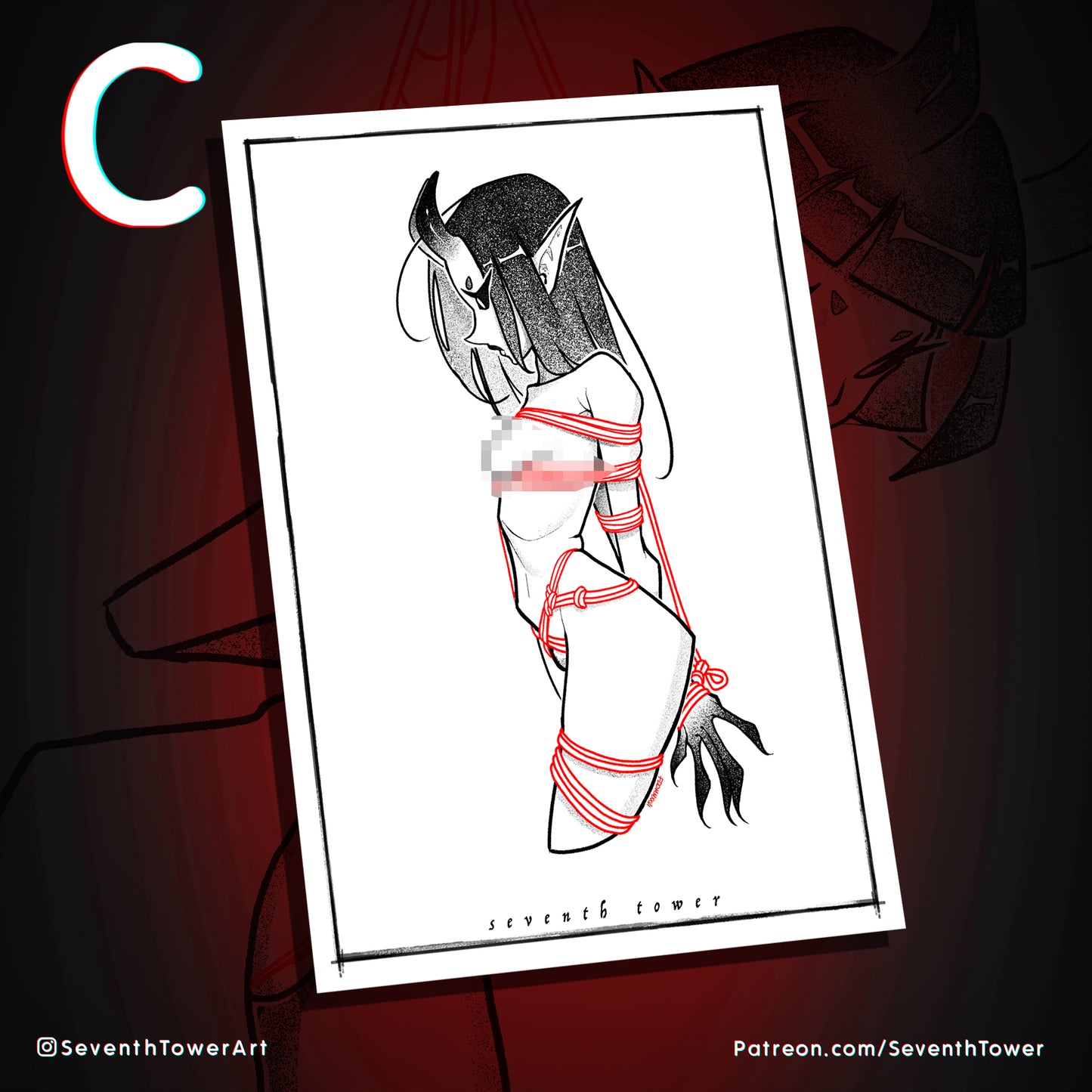 "Shibari Demons" (Print)