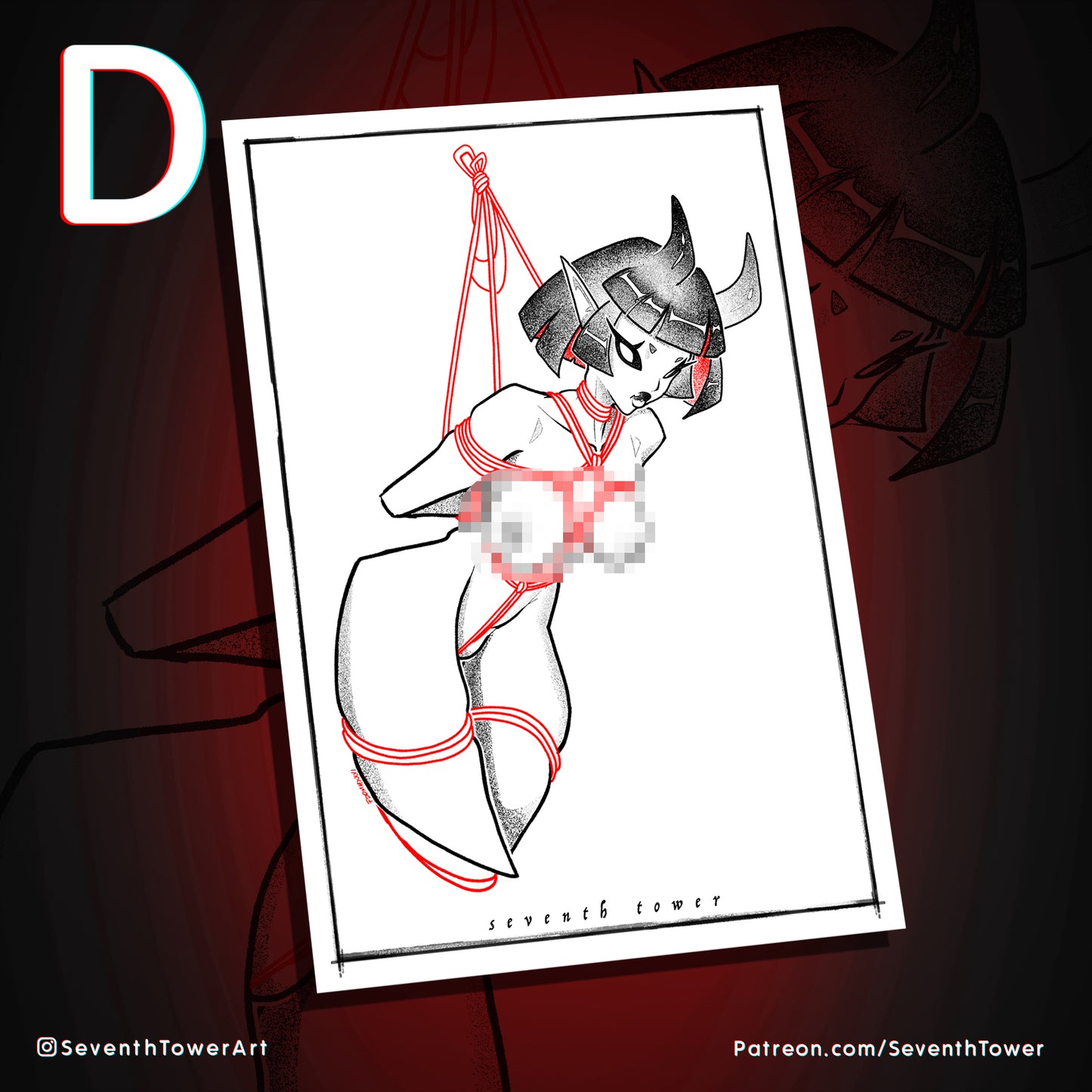 "Shibari Demons" (Print)