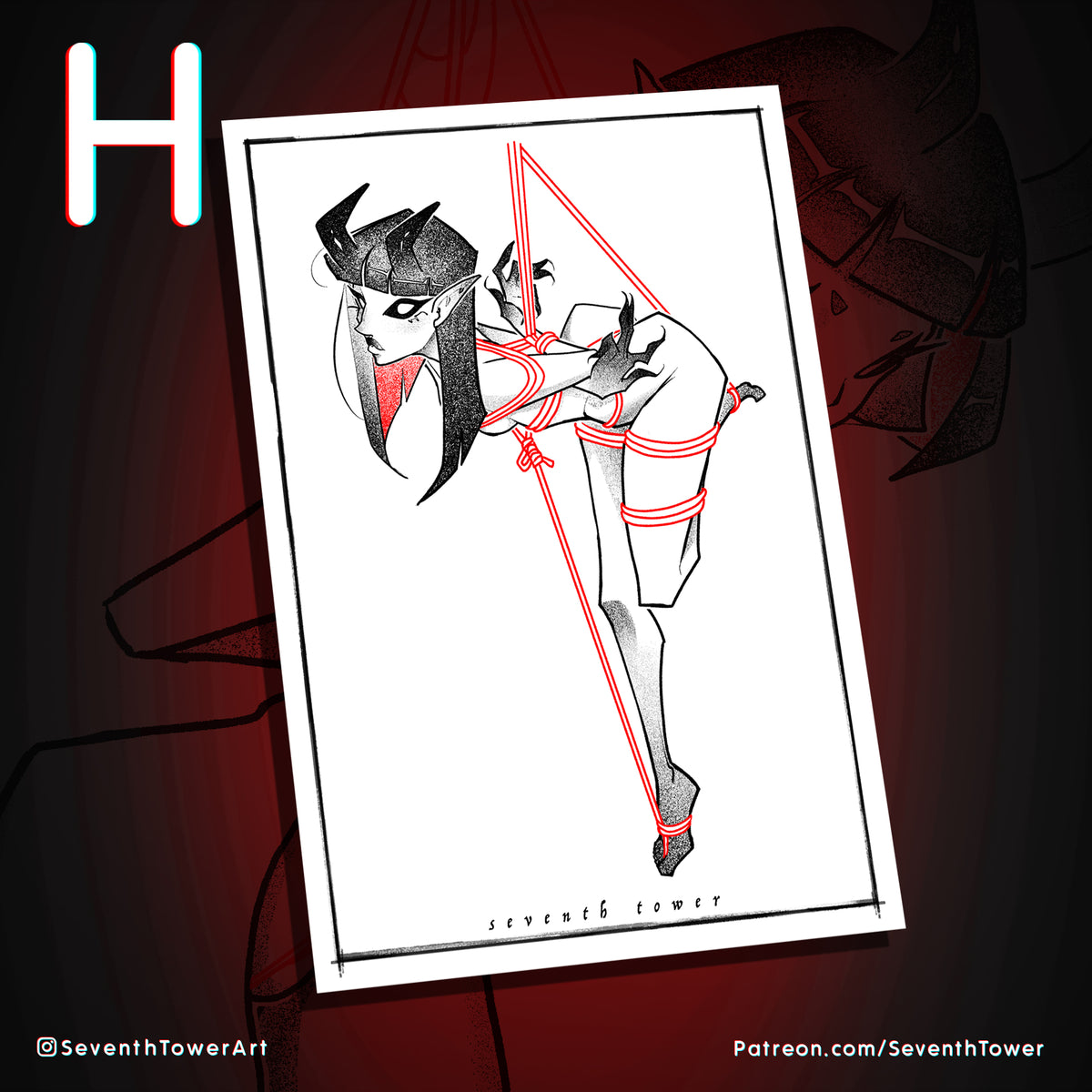 "Shibari Demons" (Print)