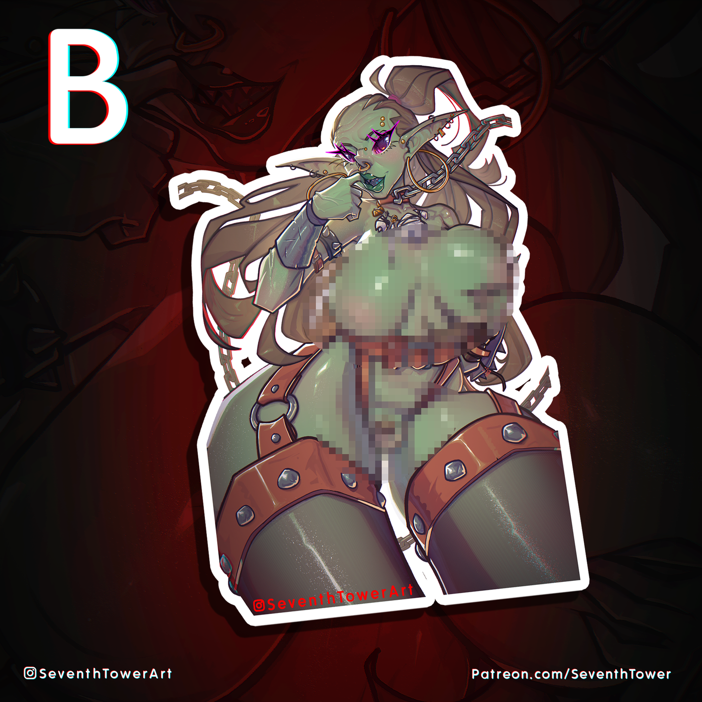 "1/1 Goblin Token" - MTG (DieCut stcker)
