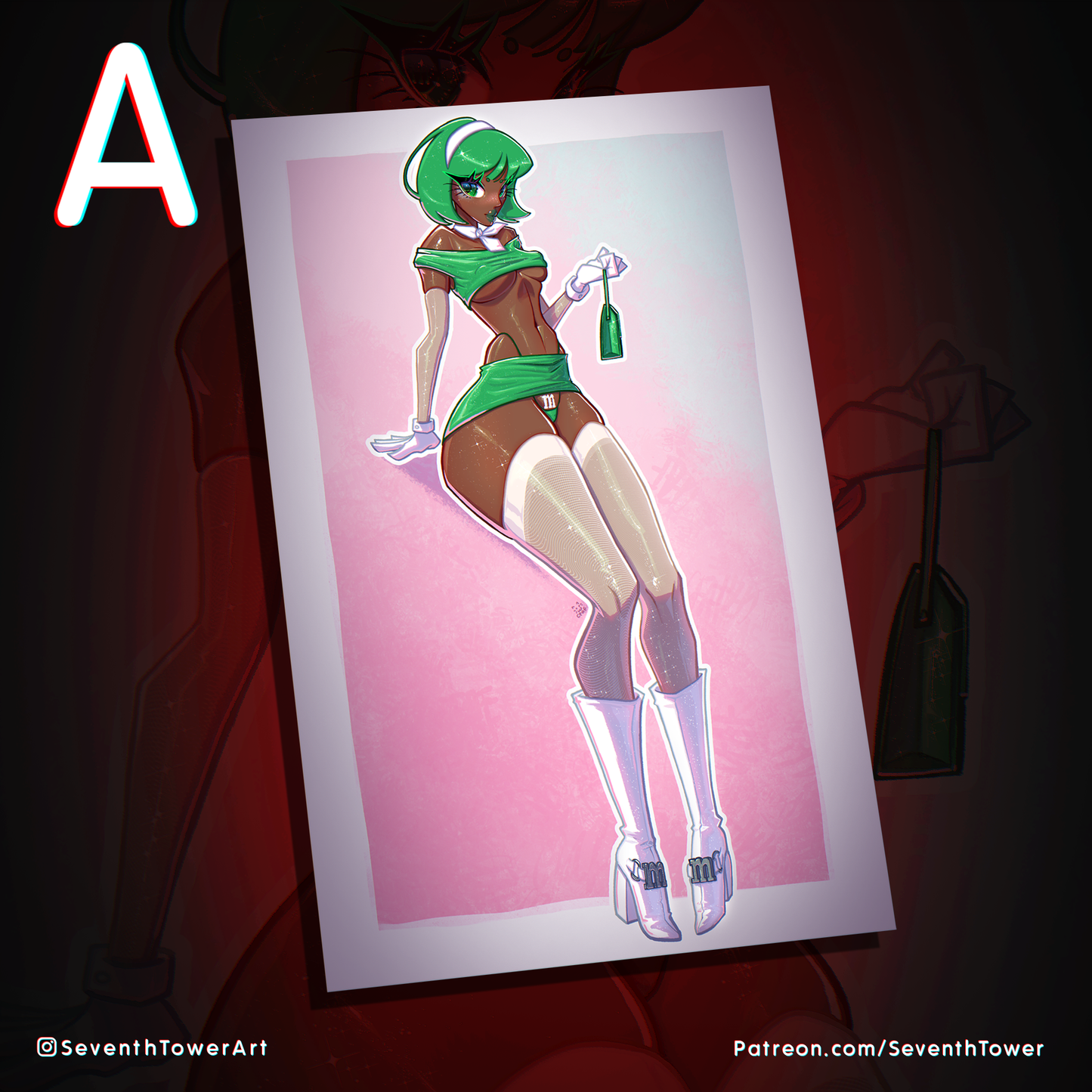 "Green M&M" - PARODY (Print)