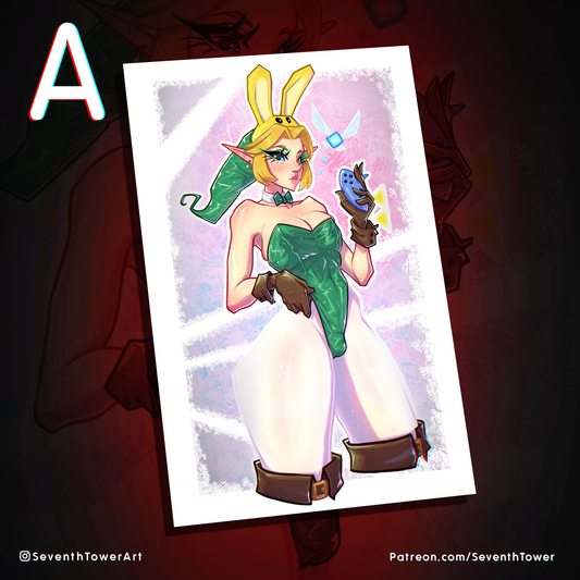 "Bunny Hood" - LEGEND OF ZELDA PARODY (Print)