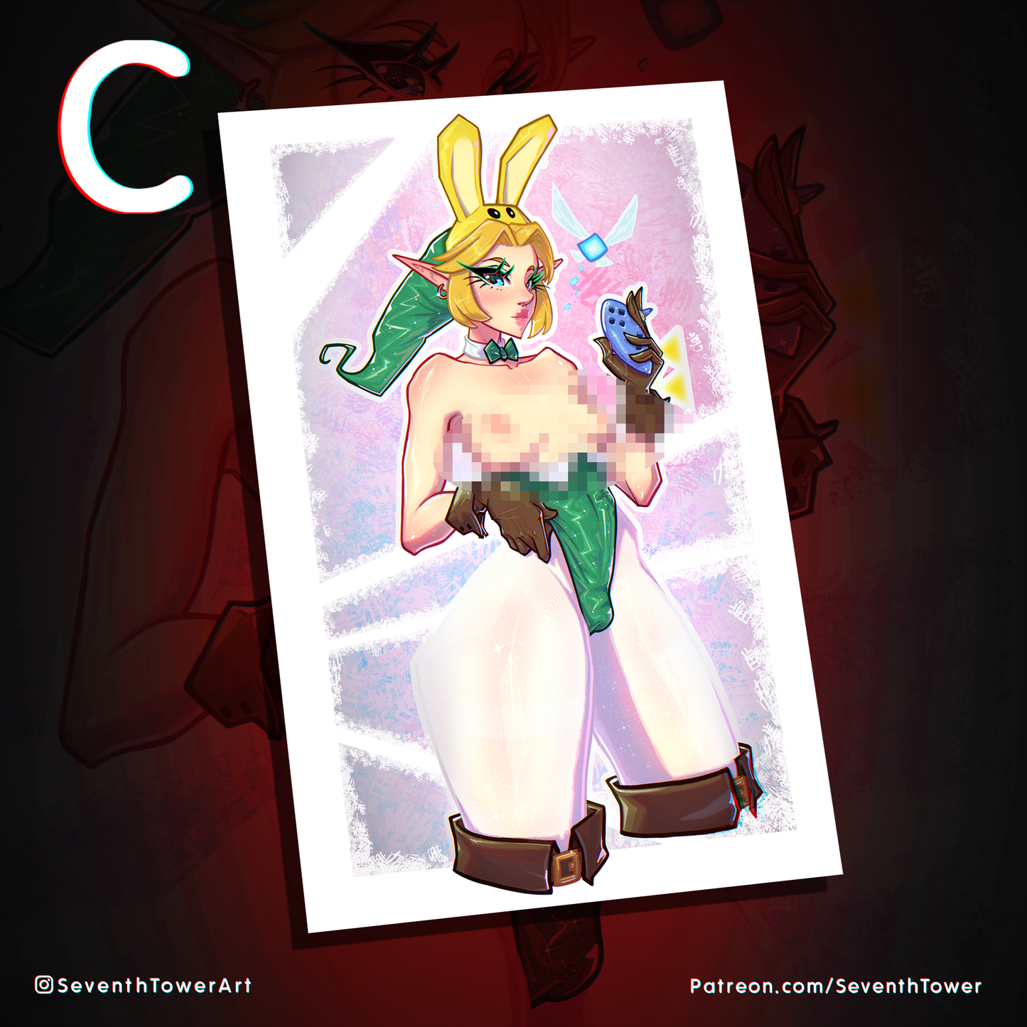 "Bunny Hood" - LEGEND OF ZELDA PARODY (Print)