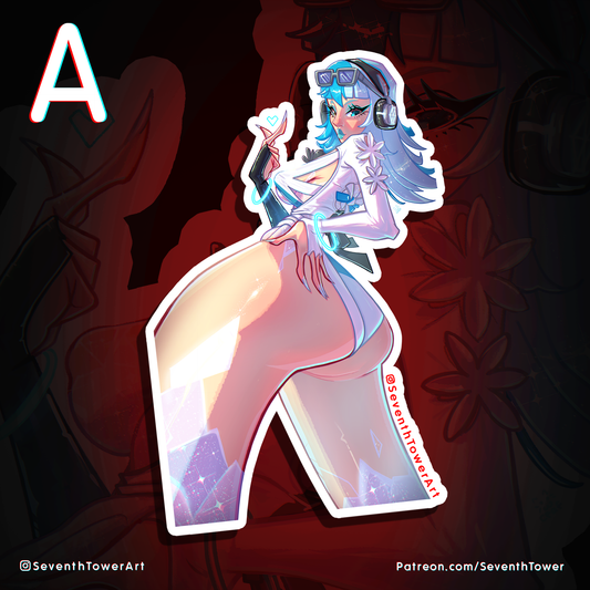 "Luna Snow" - MARVEL RIVALS PARODY (DieCut stcker)