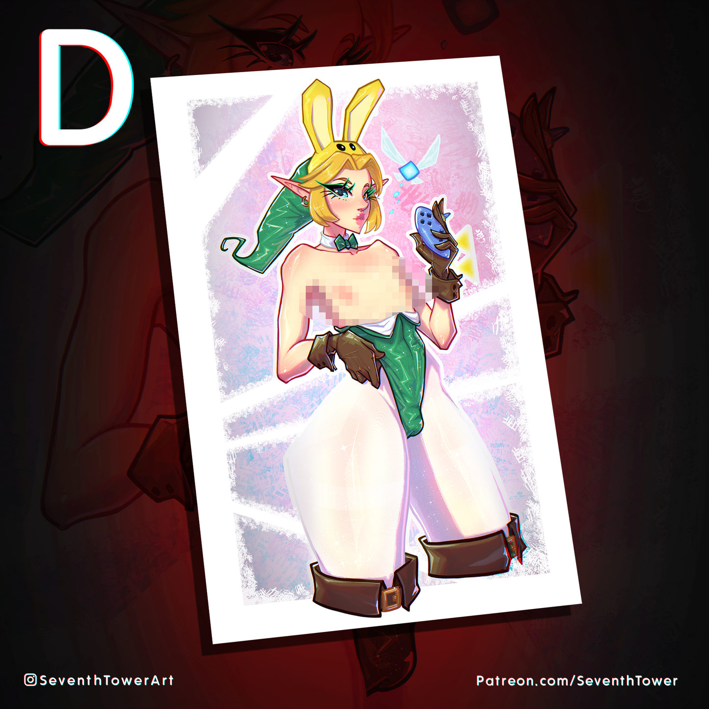 "Bunny Hood" - LEGEND OF ZELDA PARODY (Print)